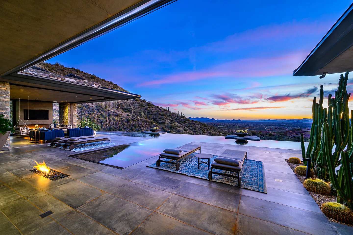 Grogan & Grogan property presentation at sunset